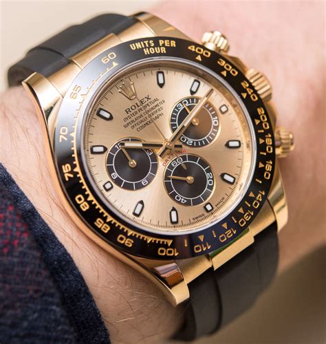 rolex daytona gold watch price